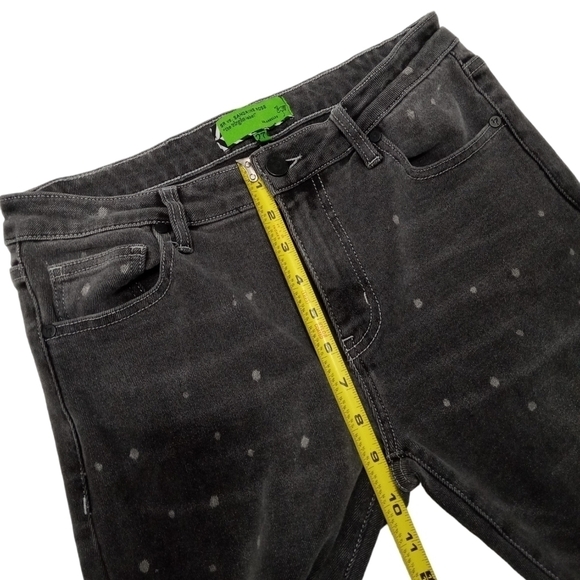 SR VS Sandrine Rose - The Virgin Label Polka Jeans - Grey Black Size 27 - Picture 5 of 10